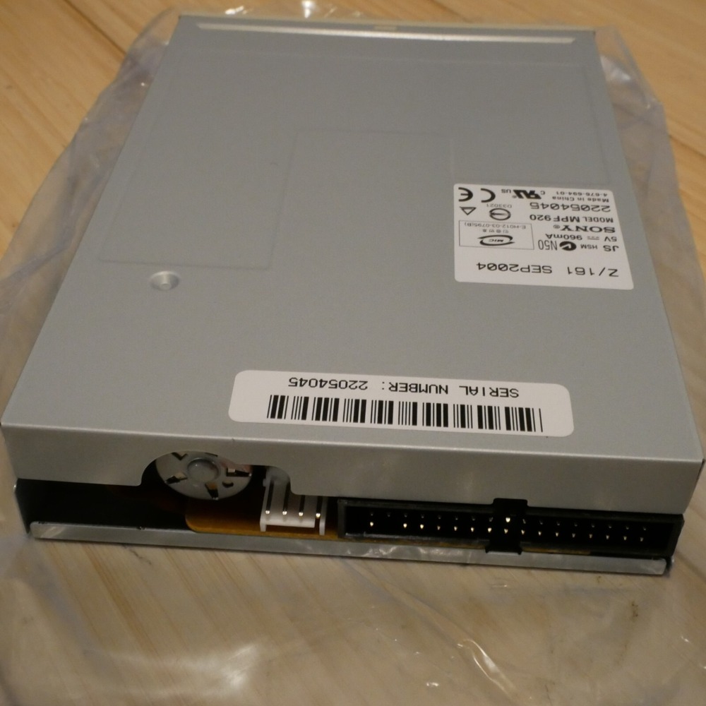 NOS Sony‎ MPF920 Internal Desktop 3.5 inch Floppy Disk Drive 1.44MB - Tested  17 - Picture 3 of 6